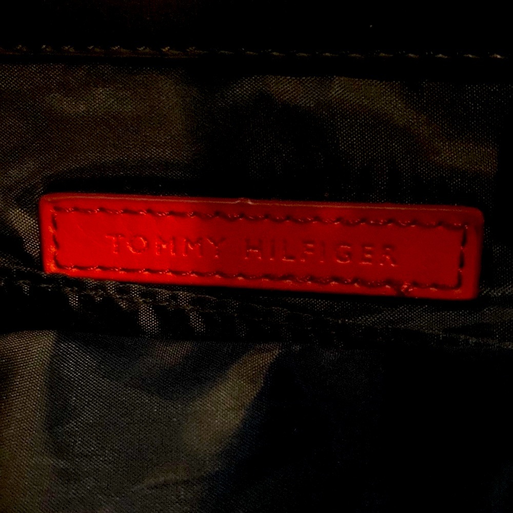 MINT Authentic Tommy  Hilfiger Backpack LARGE Black with White Polka Dots NWOT - Picture 3 of 16
